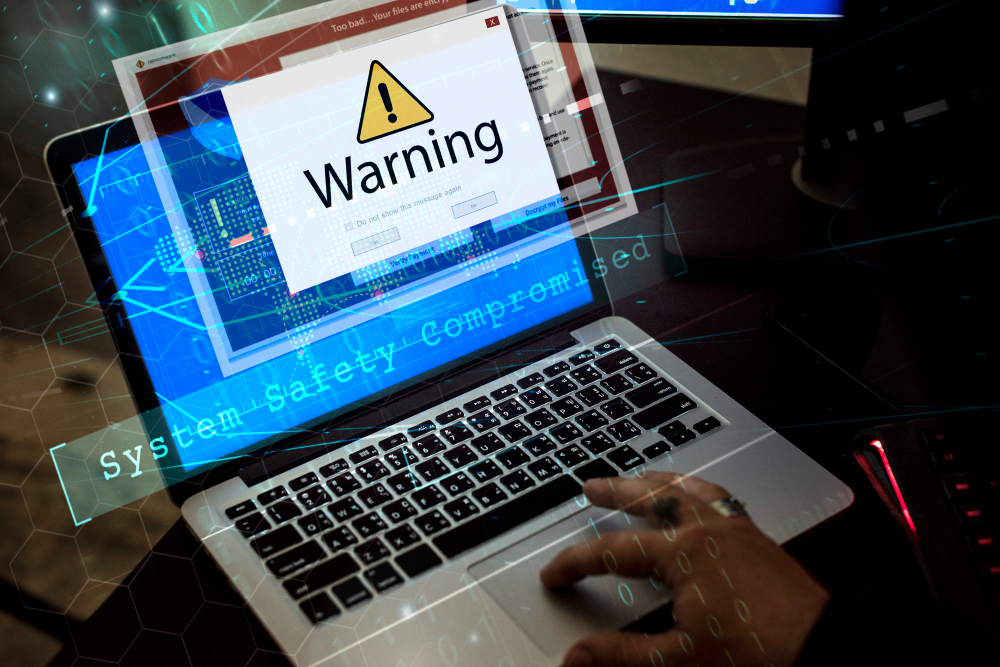 Warning Sign for Phishing Attack