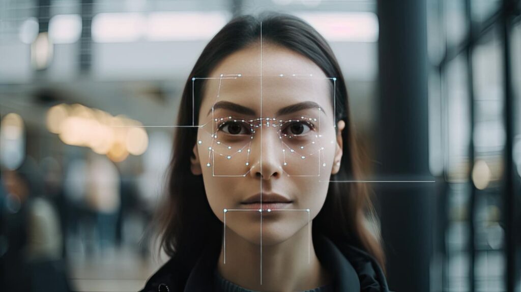 Modern face recognition concept